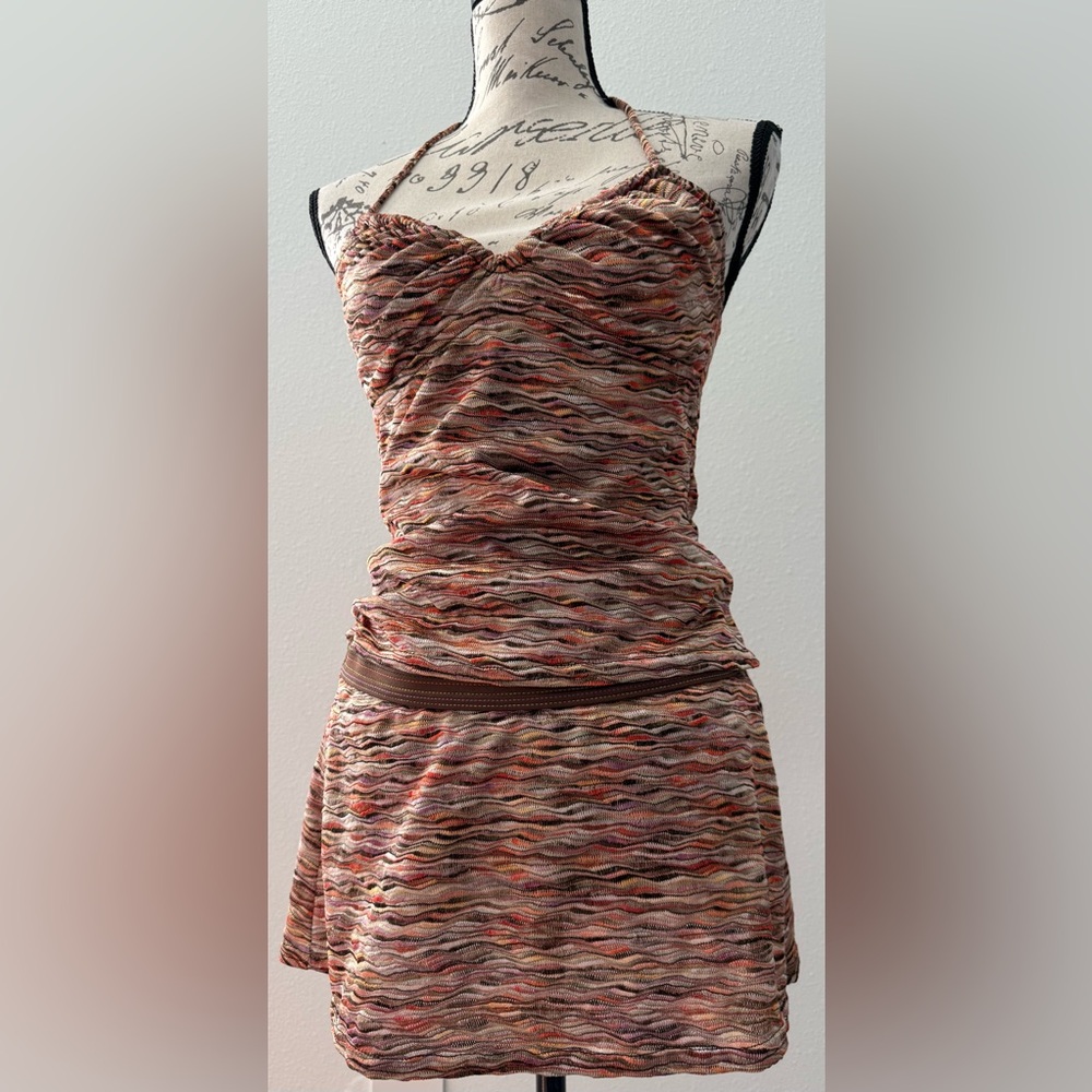 Vintage Kenneth Cole Reaction Swim Suit Separates - Halter Top